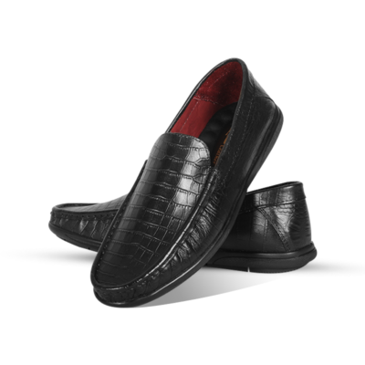 Crocodile Pattern Leather Casual Loafer Shoes SB-S1148