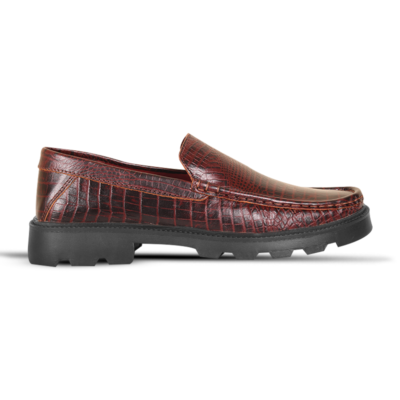 Croco Texture Leather Chunky Shoes SB-S1155