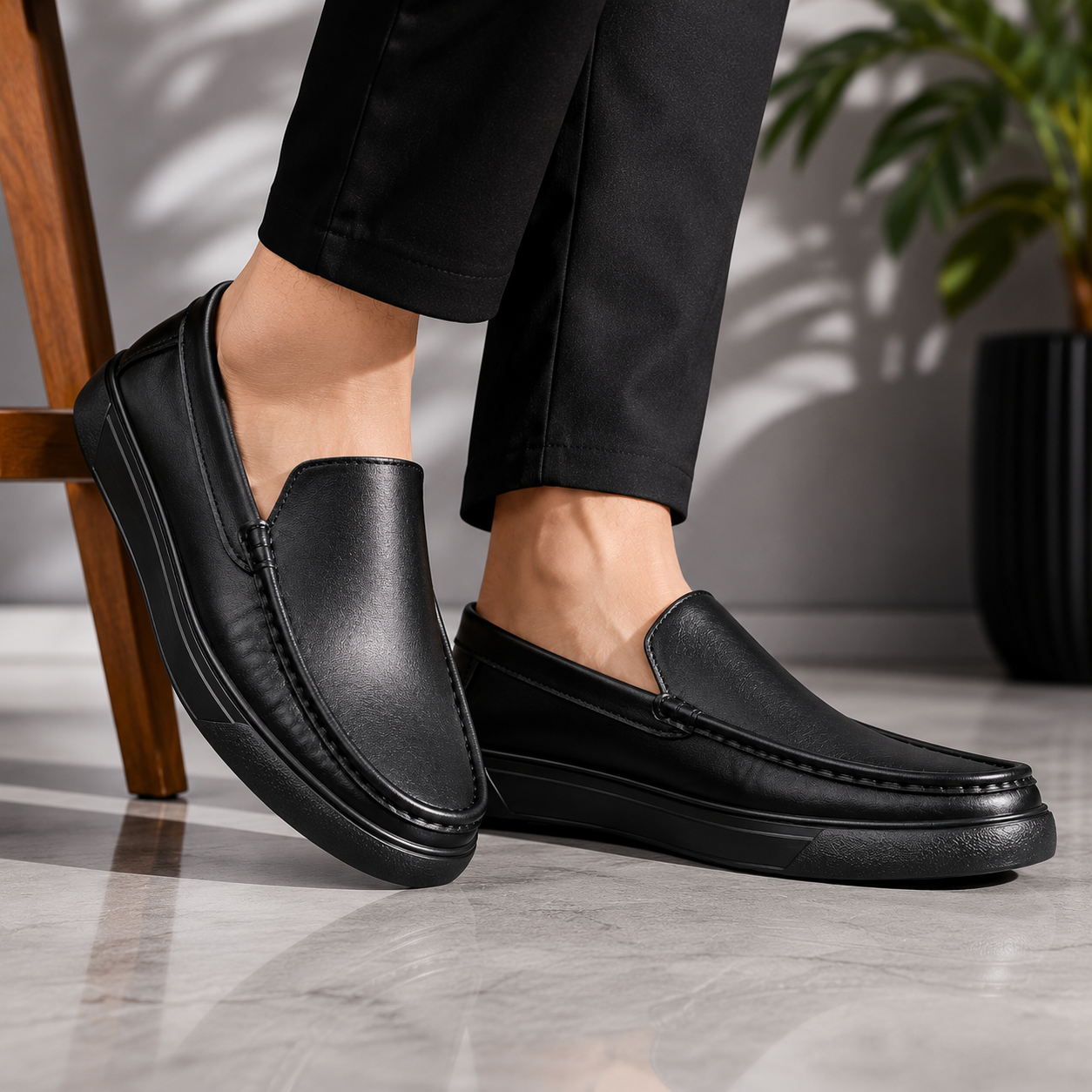 Casual Comfort Leather Shoes For Men SB-S1142