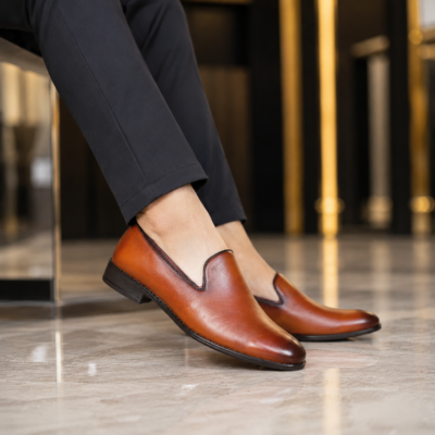 Black Slip-On Shoes For Men SB-S1156