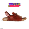 Reddish Brown Leather Sandal For Men SB-S1144