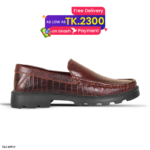 Croco Texture Leather Chunky Shoes SB-S1155