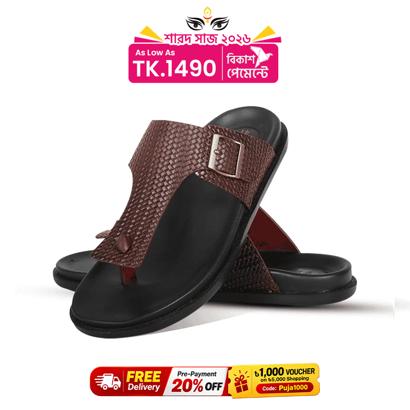 Genuine Leather Sandal For Men SB-S1158