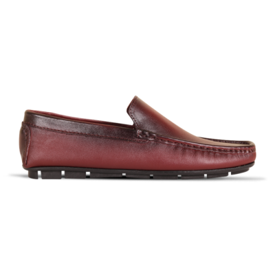 Burgundy Leather Loafer For Men SB-S1141