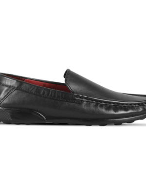 Black Leather Casual Shoes For Men SB-S1165