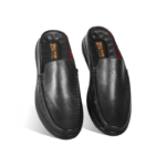 Classic Black Leather Half Shoes SB-S1169