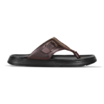 Chocolate Leather Sandal For Men SB-S1173