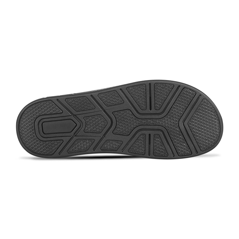 Black Leather Sandal For Men SB-S1160