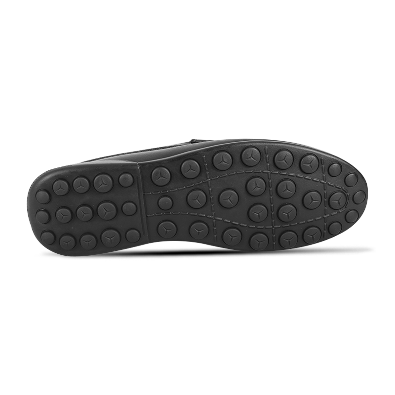 Black Leather Casual Shoes For Men SB-S1165