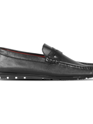 Classic Black Leather Loafer For Men SB-S1171