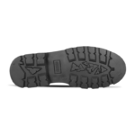 Classic Black Leather Chunky Shoes S1175