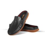 Classic Black Leather Half Shoes SB-S1172