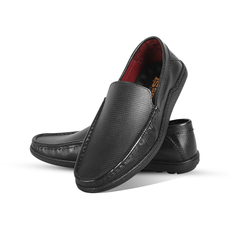 Classic Black Comfort Casual Loafer Shoes SB-S1166