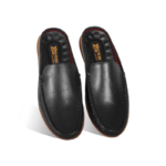 Classic Black Leather Half Shoes SB-S1172