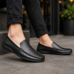 Classic Black Comfort Casual Loafer Shoes SB-S1166