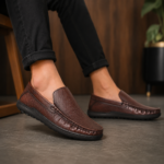 Classic Chocolate Comfort Casual Loafer Shoes SB-S1174