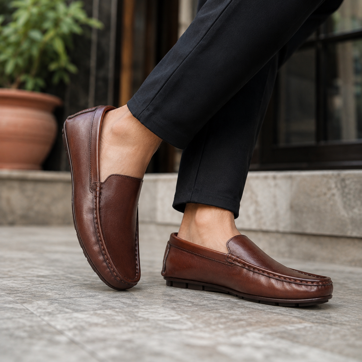 Leather Loafer For Men SB-S1162