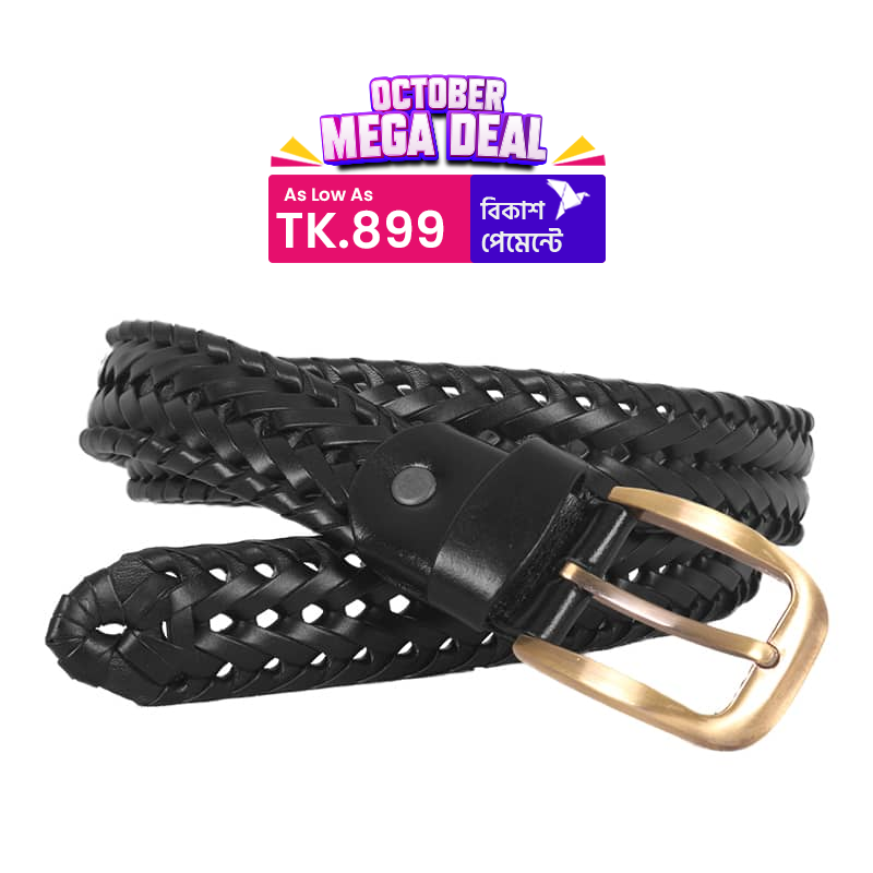 Modern Plaited Leather Belt SB-FB138
