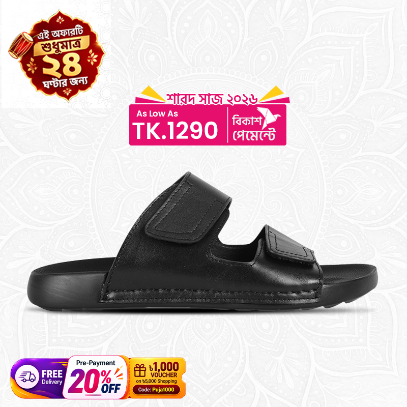 Double-Buckle Slide Sandal For Men SB-S1129