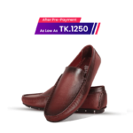 Burgundy Leather Loafer For Men SB-S1141