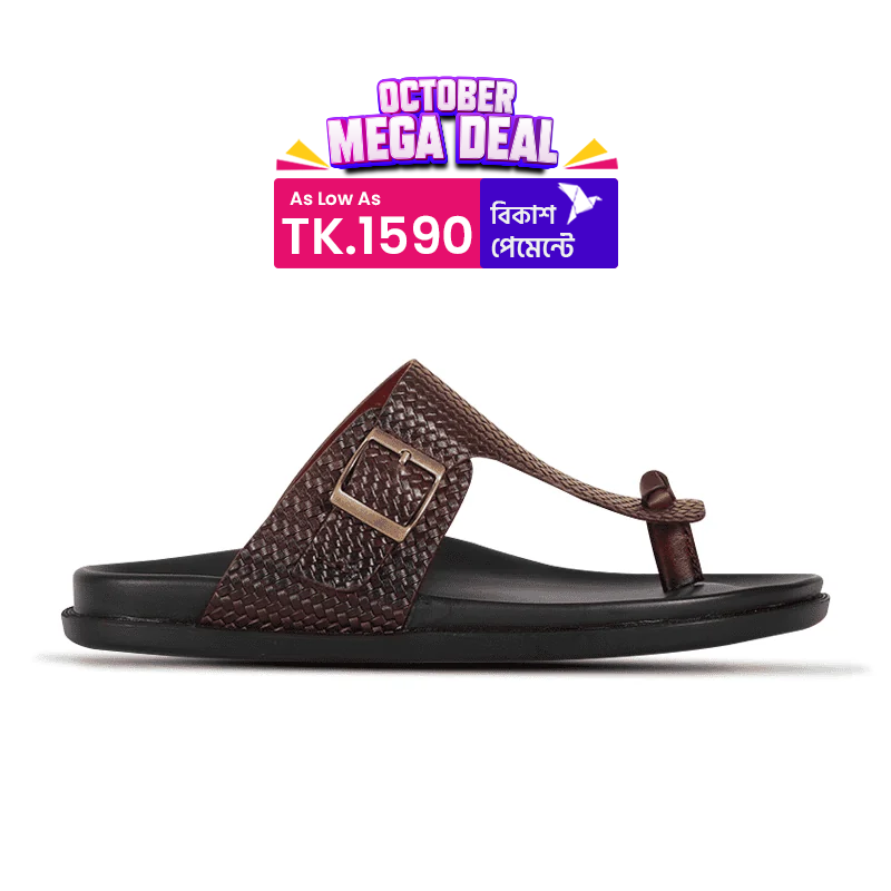 Genuine Leather Sandal For Men SB-S1158