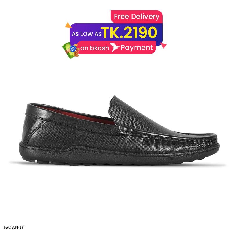 Classic Black Comfort Casual Loafer Shoes SB-S1166