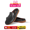 Classic Black Leather Half Shoes SB-S1172
