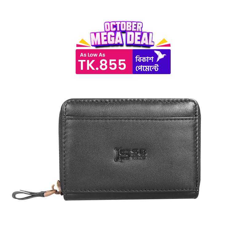 SSB Unisex Compact Multi-Purpose Zip Wallet W248