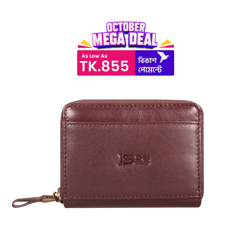 SSB Unisex Compact Multi-Purpose Zip Wallet W249