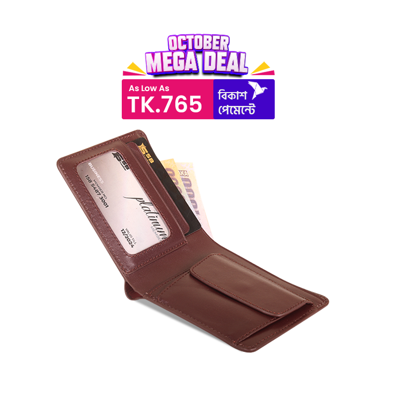 Classic Leather Bi-Fold Wallet W251