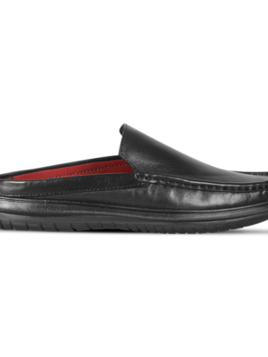 Classic Black Leather Half Shoes SB-S1169