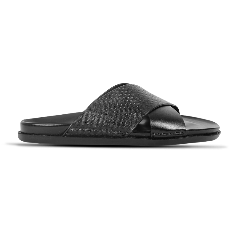 Cross Strap Leather Sandal S1180