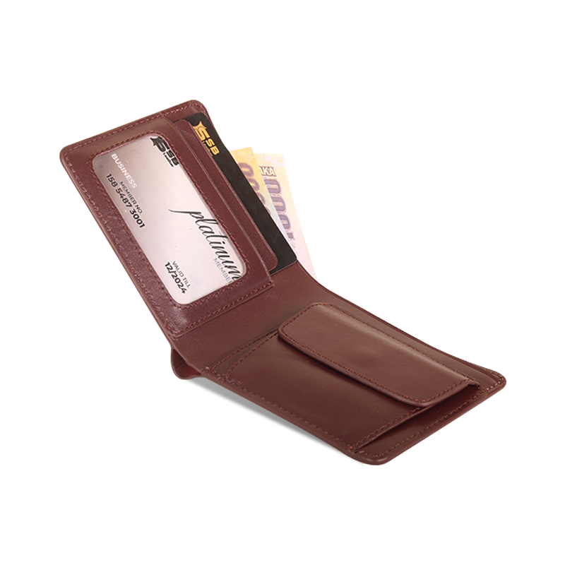 Classic Leather Bi-Fold Wallet W251