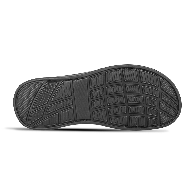 Black Leather Sandal For Men SB-S1176