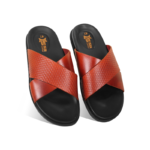 Cross Strap Leather Sandal S1190
