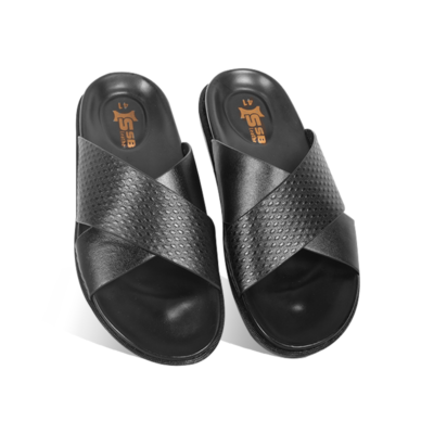Cross Strap Leather Sandal S1180