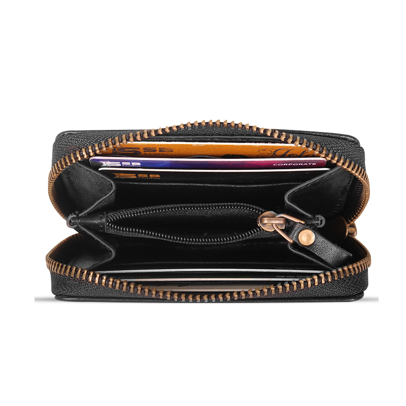 SSB Unisex Compact Multi-Purpose Zip Wallet W248