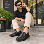 Classic Black Comfort Casual Shoes S1181