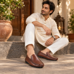 Classic Antique Brown Leather Loafer S1187