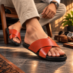 Cross Strap Leather Sandal S1190