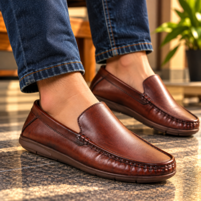 Premium Polish Shine Leather Casual Shoes For Men SB-S1195