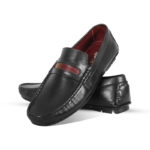 Classic Black Leather Loafer For Men S1197