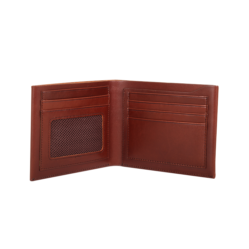 Oil Pull Up Leather Bi-Fold Wallet W253