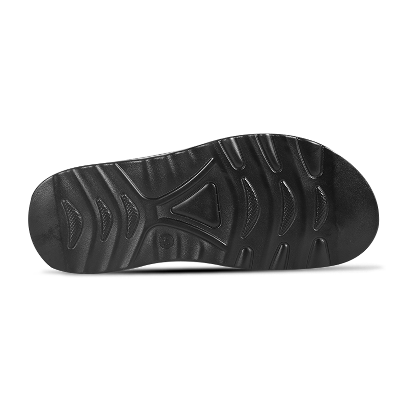 Classic Black Leather Sandal For Men S1198 - Image 5