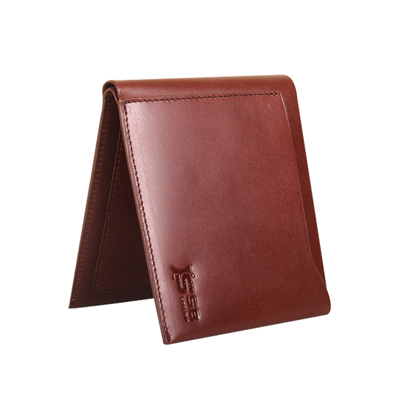 Oil Pull Up Leather Bi-Fold Wallet W253